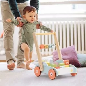 ROBUD Wooden Baby Walker Push Toy