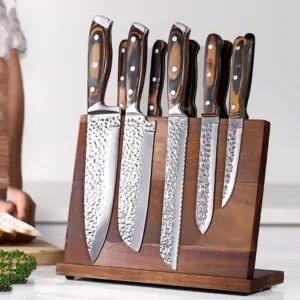 Creative Solid Wood Magnetic Knife Holder
