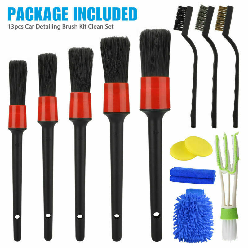 Car Detailing Brush Kit 13-Piece 4 Twokee.com