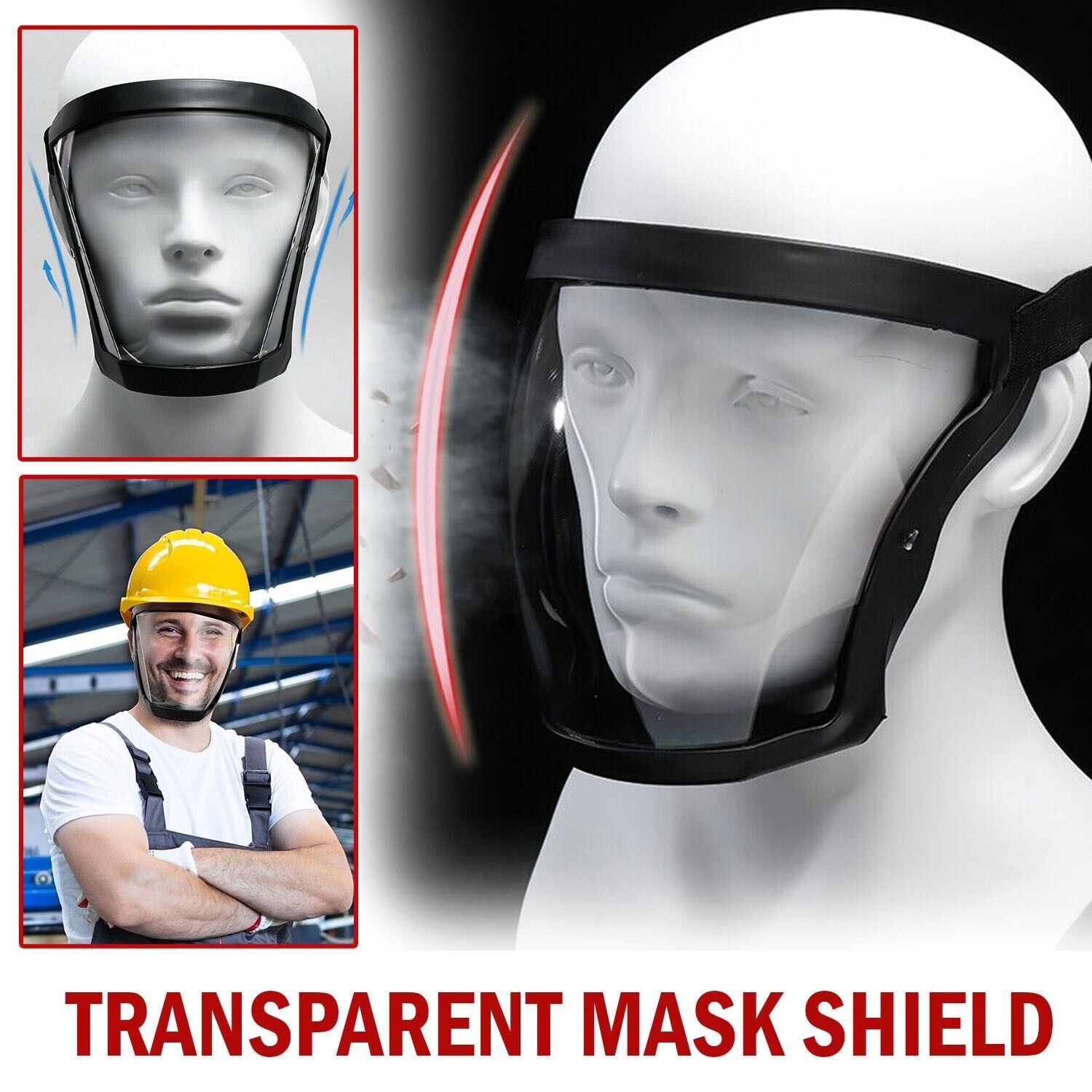 Full Face Anti-Fog Shield for Safety and Comfort 5 Twokee.com