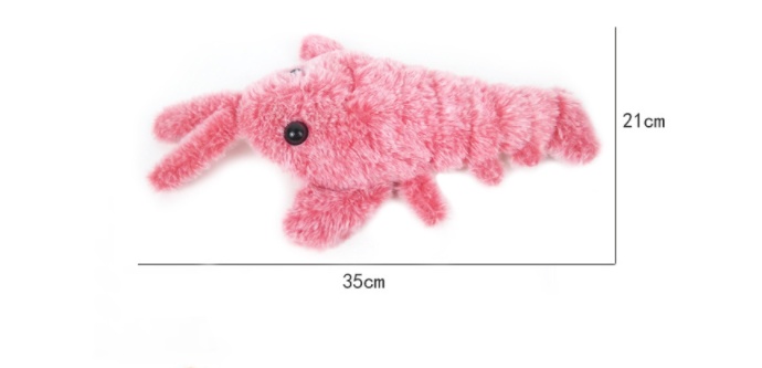 Electric USB Charging Jumping Shrimp Pet Toy 4 Twokee.com