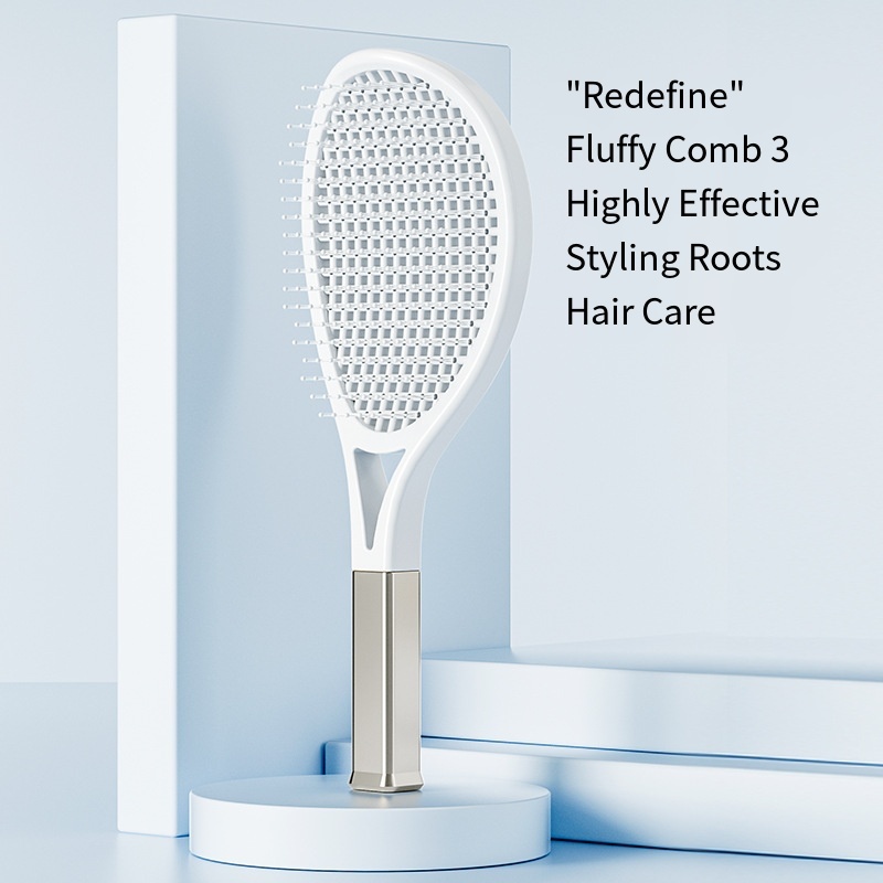 Fluffy and Detangling Hairbrush for Curly Hair 6 Twokee.com