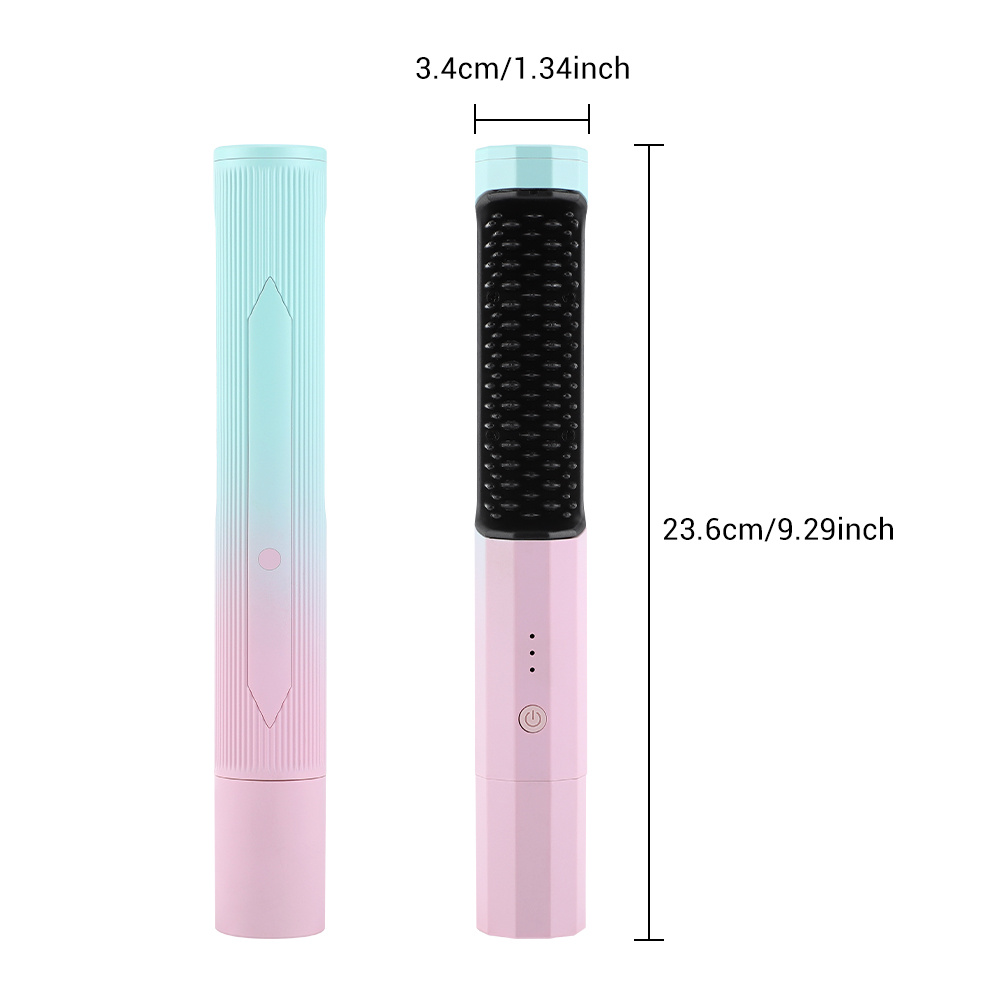 Portable Rechargeable Hair Straightener and Curler 6 Twokee.com